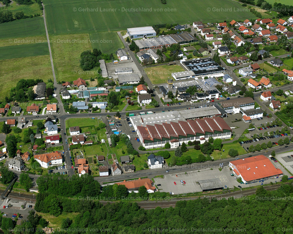 2614786 | MERLAU 09.06.2006 Industrie- und Gewerbegebiet  in Merlau im Bundesland Hessen, Deutschland // Industrial and commercial area  in Merlau in the state Hesse, Germany Foto: Gerhard Launer