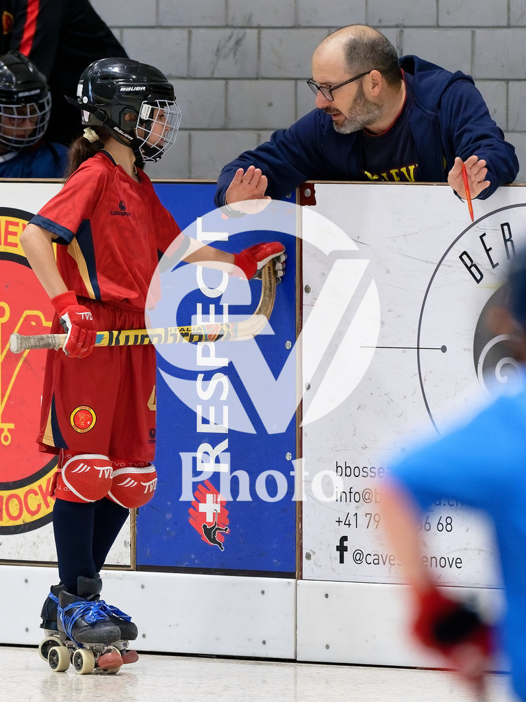 U11  - Geneve RHC v RHC Diessbach  |  during the U11  match between Geneve RHC and RHC Diessbach  at Centre sportif de la queue d'arve in Geneve, Switzerland