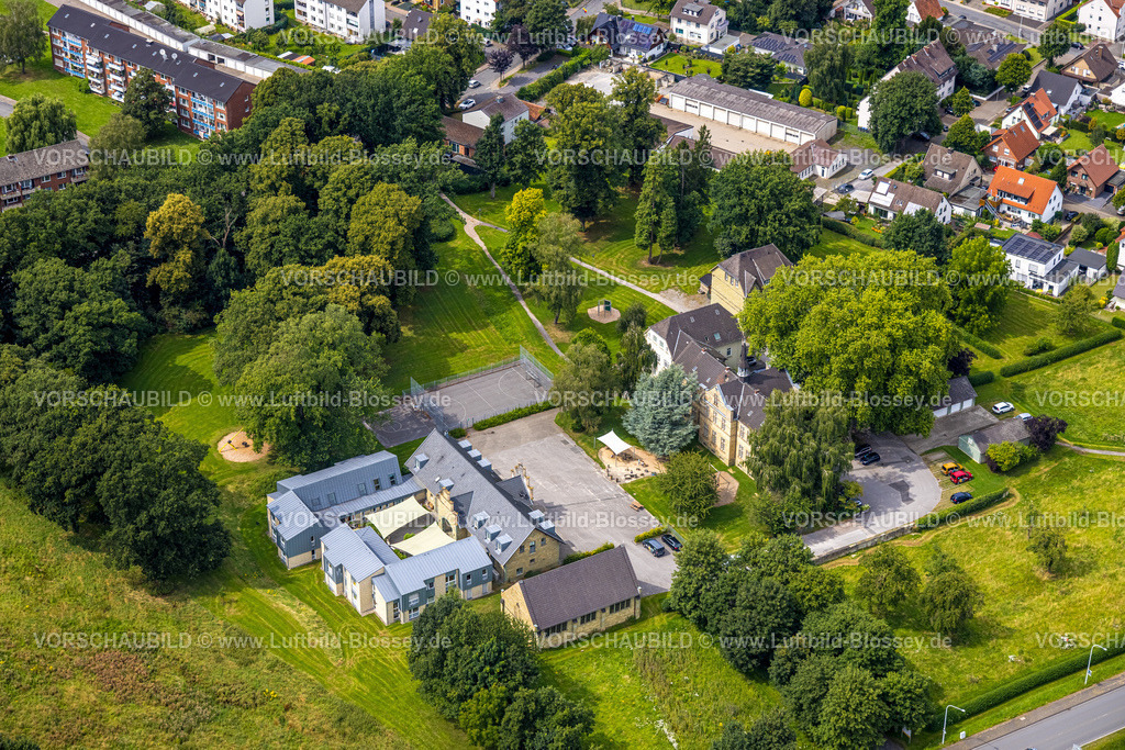 Werl240711797 | Luftbild, Von Mellin'sche Stiftung, soziale Einrichtung mit Park, Wickeder Straße, Werl, Soester Börde, Nordrhein-Westfalen, Deutschland