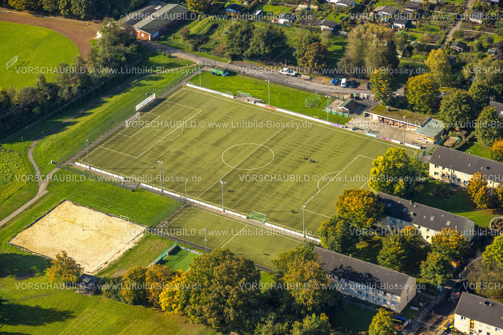 Selm241011349 | Luftbild, Fußballstadion PSV Bork Stadion, Bork, Selm, Münsterland, Nordrhein-Westfalen, Deutschland