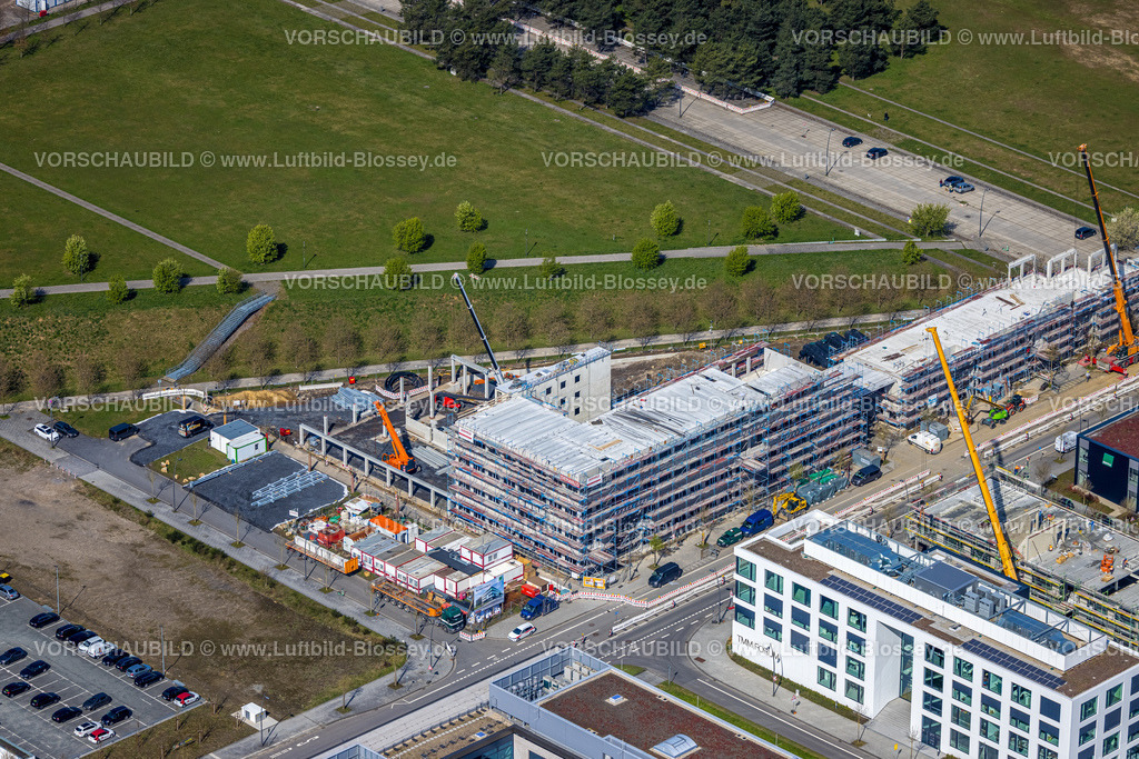 Dortmund220400390 | Luftbild, Gewerbegebiet Phoenix West mit Neubau Gewerbe- und Technologiezentrum an der Walter-Bruch-Straße, Hörde, Dortmund, Ruhrgebiet, Nordrhein-Westfalen, Deutschland
