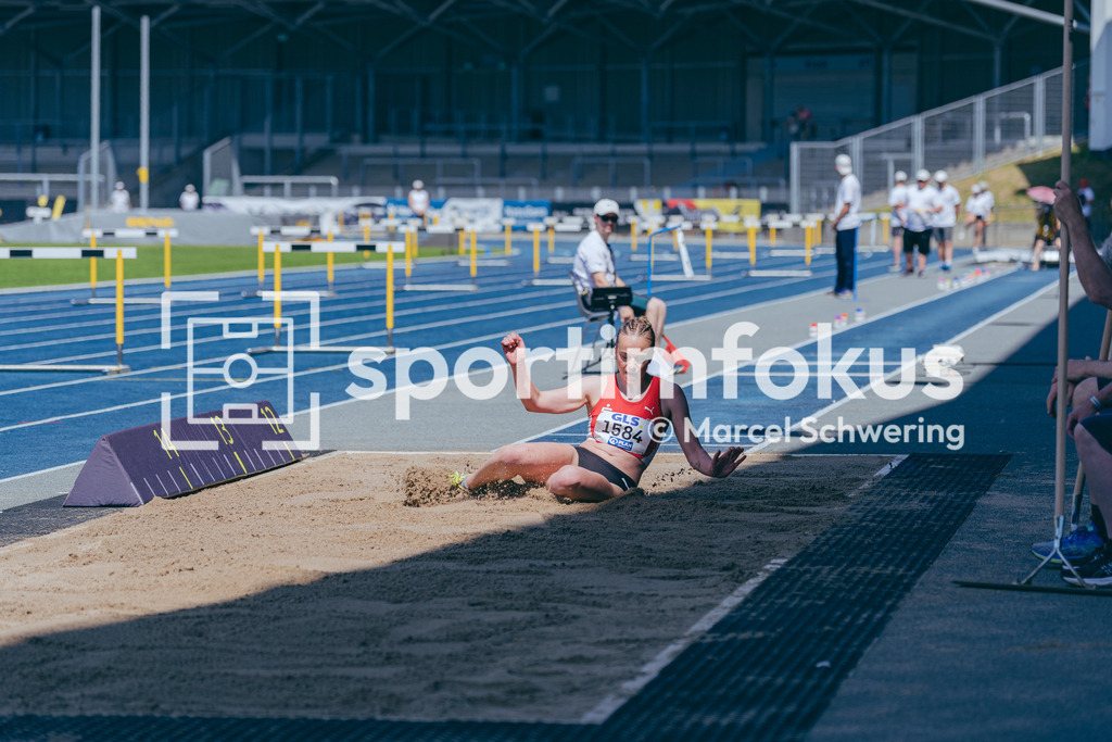 Deutsche Meisterschaften U20 / U16 2026 | Naemi Arndt, LG Olympia Dortmund, 1584, Dreisprung, Deutsche Meisterschaften der U20 &amp; U16 2026, Lohrheidestadion Bochum-Wattenscheid, 11.07.2026. Foto: Marcel Schwering / sportimfokus - Realisiert mit Pictrs.com