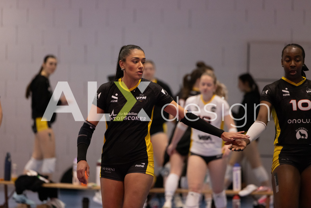 Volleyball I Frauen I Saison 2025-2026 I Volleyball NLA | Women I 1/4 Finals I  BIWI VFM - VC Kanti Schaffhausen I 01.03.2026 | 8 Letícia Bonardi (BR) (BIWI VFM) – Diagonalangriff - Realisiert mit Pictrs.com