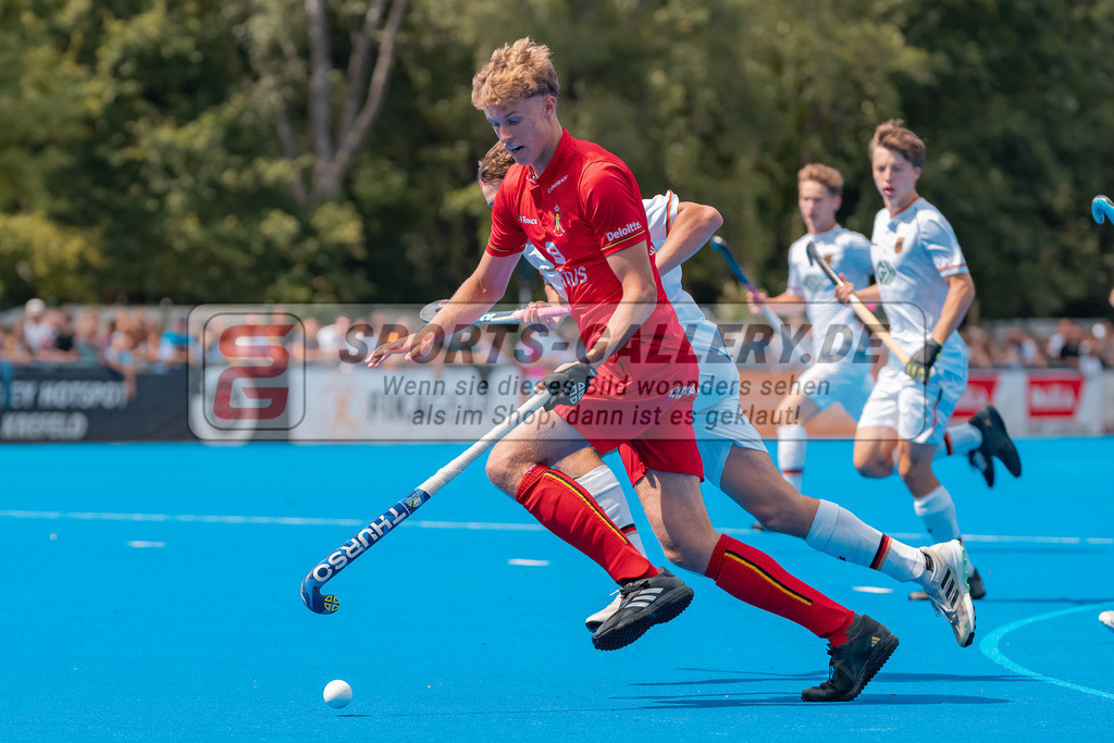 HK_20230716_102874 | Euro Hockey MU18 Boys Finale Belgium vs Germany Championship Girls &amp; Boys am 16.7.2023 CHTC , Krefeld ,