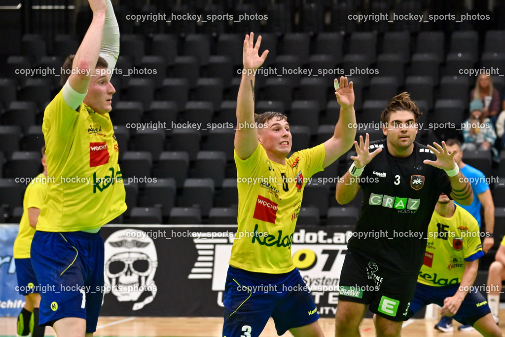 HSG Holding Graz vs. SC Ferlach Future Team 16.9.2022 | #7 PAVLOV Hari, #3 SUPOVEC Aljaz, #3 SCHMID Lukas