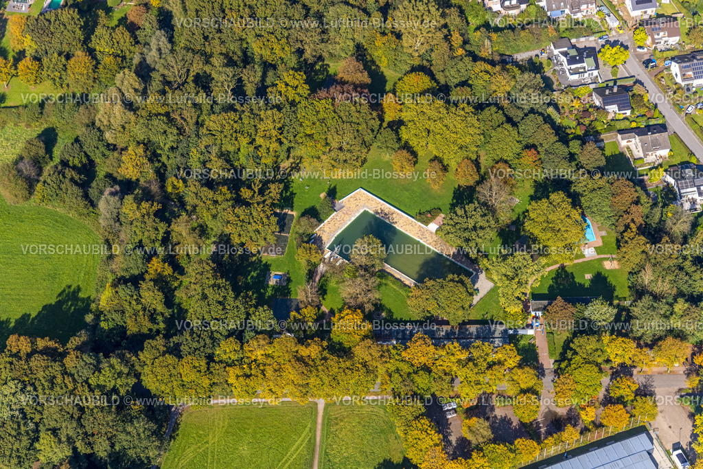 Voerde241009400 | Luftbild, Freibad Voerde im Waldgebiet, Voerde, Niederrhein, Nordrhein-Westfalen, Deutschland
