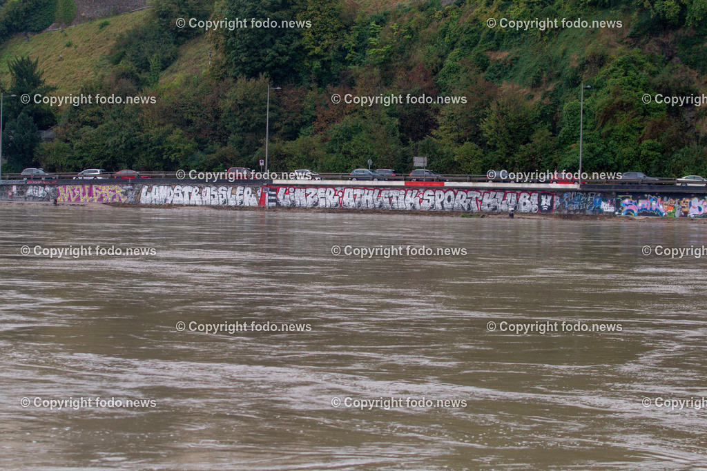 Linz_ Urfahr_ Hochwasser_ 17.09.2024-23 | 17.09.2024, Linz, AUT, Urfahr, Hochwasser, im Bild Hochwasser, Hochwasserschutz Donaulaende Linz Urfahr, Donau, Linzer Strasse, Ueberflutung