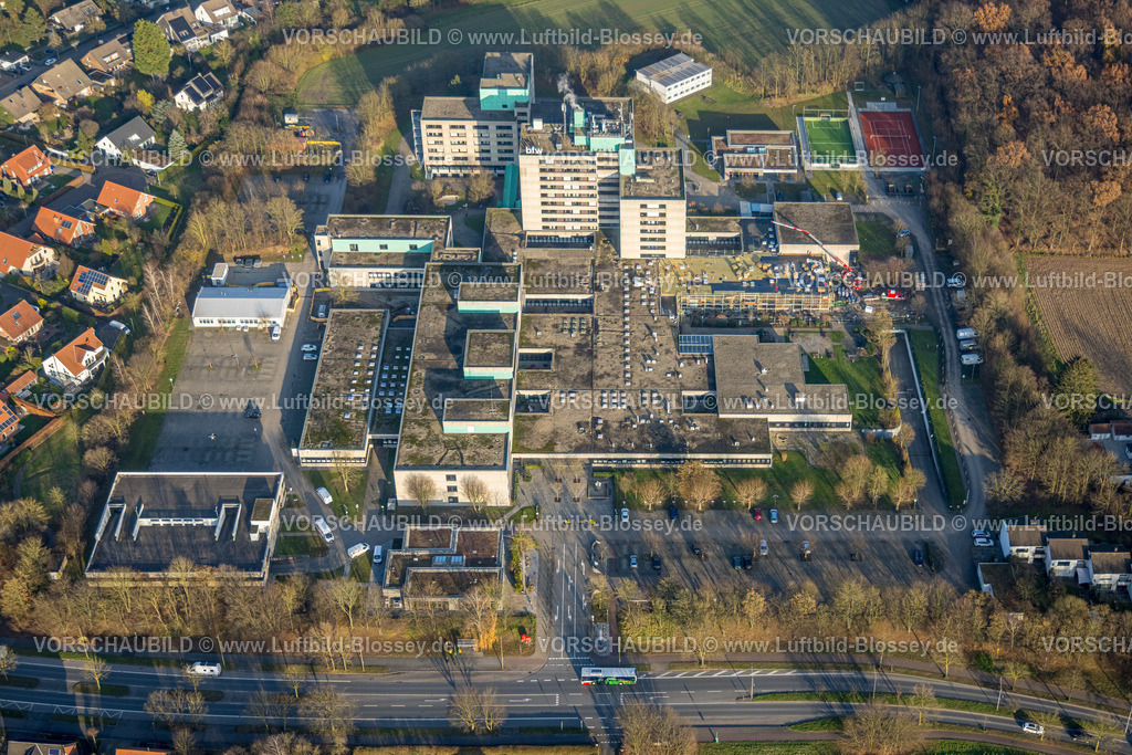 Hamm241200644 | Luftbild, Berufsförderungswerk Hamm Bildungseinrichtung mit Baustelle, Stadtbezirk Rhynern, Hamm, Ruhrgebiet, Nordrhein-Westfalen, Deutschland