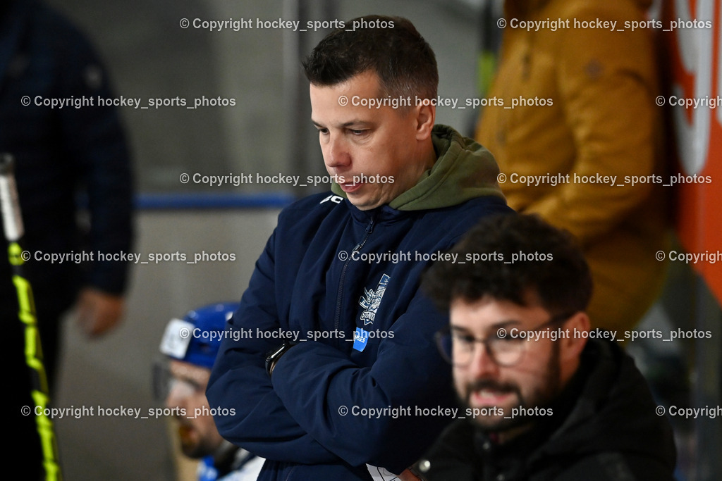 ESC Sparkasse Steindorf vs. LE Kings | Headcoach ESC Steindorf Mayer Michael, ESC Sparkasse Steindorf vs. LE Kings, ESC Sparkasse Steindorf vs. LE Kings am 01.11.2025 in Steindorf (Ossiachersee Halle), Austria, (Photo by Bernd Stefan)