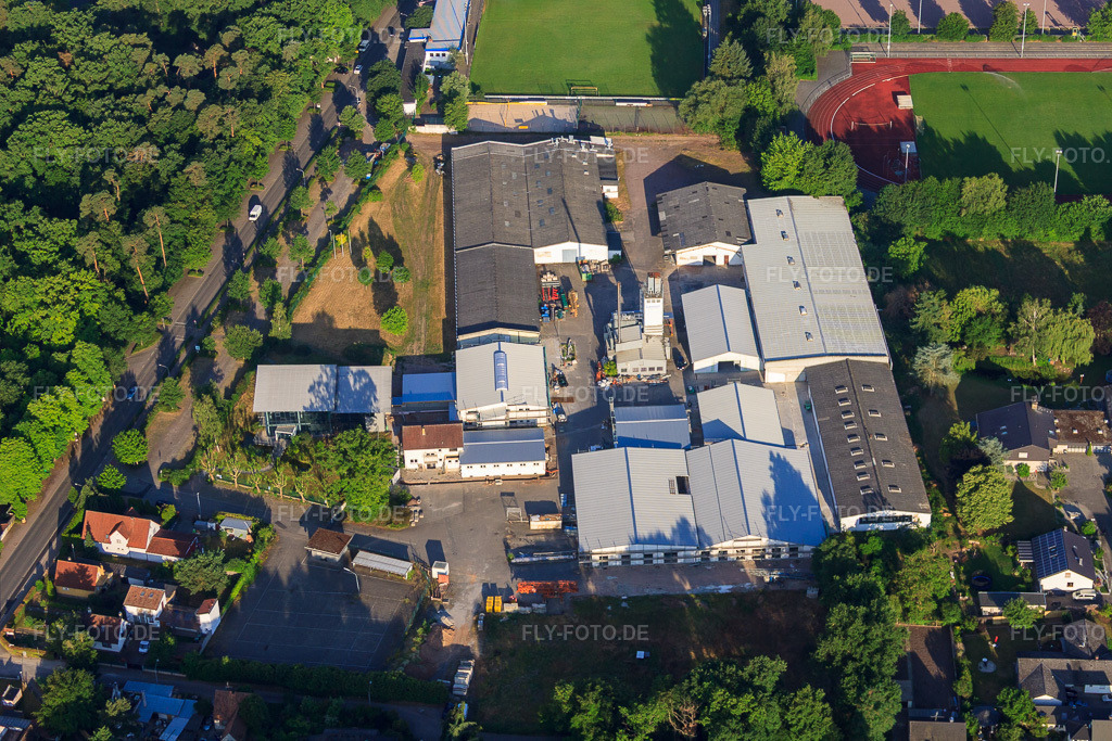 Luftbild: Gewerbegebiet Quartier Lanzet in Herxheim bei Landau im Bundesland Rheinland-Pfalz in Deutschland. Foto: IMG_67935.jpg vom 14.06.2014 durch Werner Riehm/FLY-FOTO.de