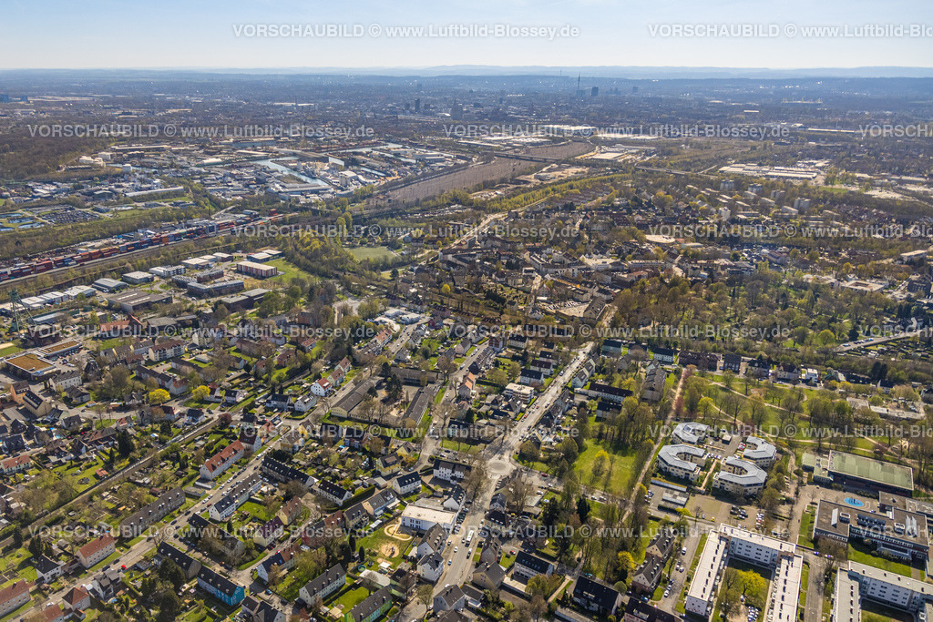 Dortmund220400782 | Luftbild, Ortsansicht Huckarde zwischen Am Hafenbahnhof und Varziner Straße, Huckarde, Dortmund, Ruhrgebiet, Nordrhein-Westfalen, Deutschland