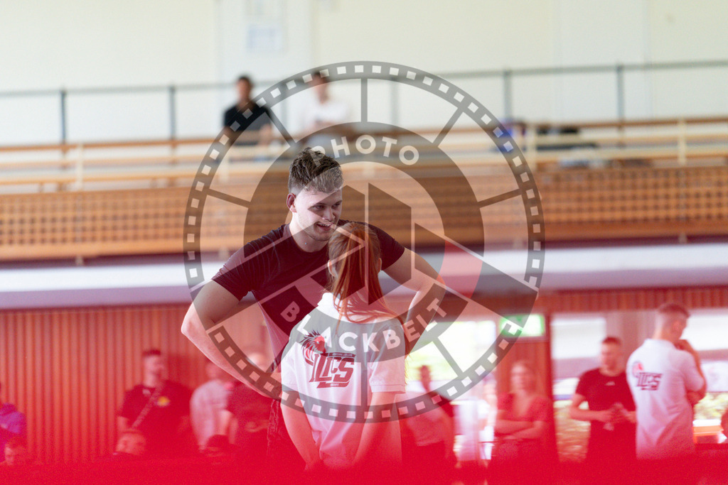 20240608PBB03382 | Fighters compete during the ILLCS VII summer edition luta livre competition in Hannover, Germany, on June 8, 2024.