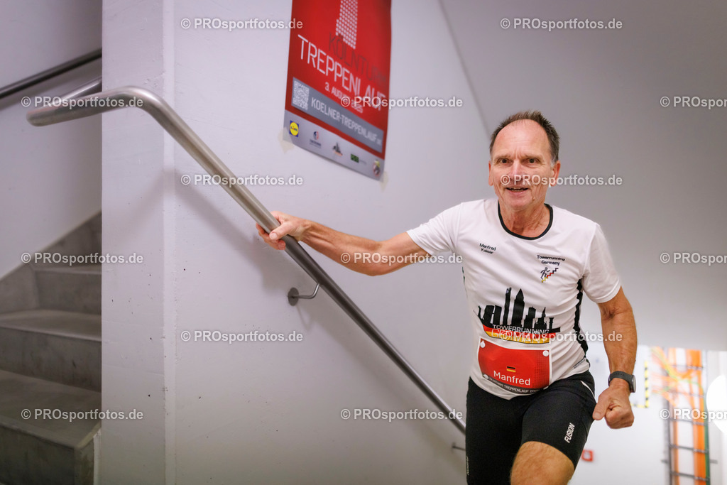 KölnTurm Treppenlauf; Köln, 03.08.2025 | Impressionen vom KölnTurm Treppenlauf am 03.08.2025 in Köln (Nordrhein-Westfalen). 