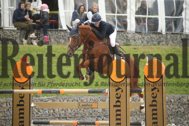 Villingendorf_2022_Prfg.Nr.08_zwei Phasen_Springprfg.Kl.M_Youngster_Pia-Luise Baur_Emeralldo 4 (7) | Alle Fotos der Reiterjournal Fotografin Doris Matthaes im Reiterjournal Online-Fotoshop. - Realisiert mit Pictrs.com
