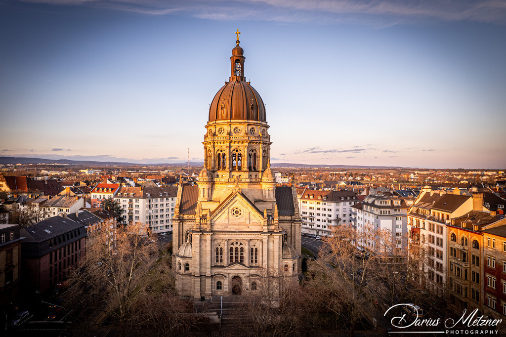 Die Christuskirche in Mainz | Die Evangelische Christuskirche an der Kaiserstrasse in Mainz