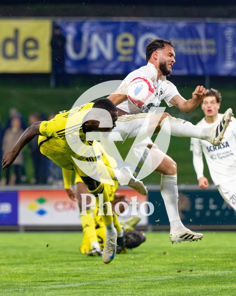 dieci Challenge League - FC Stade Nyonnais v Etoile Carouge FC |  during the dieci Challenge League match between FC Stade Nyonnais and Etoile Carouge FC at Centre sportif de Colovray in Nyon, Switzerland