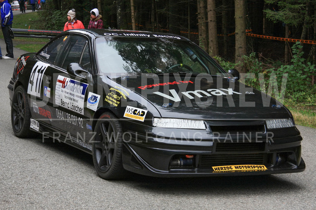International Hill Climb Esthofen – St. Agatha 2008    | Race car action at the International Hill Climb Esthofen – St. Agatha, held on September 20–21, 2008, in Upper Austria. The image shows NAUSCHNEGG Ing. Reinhold (Opel Calibra Vmax), 411.     