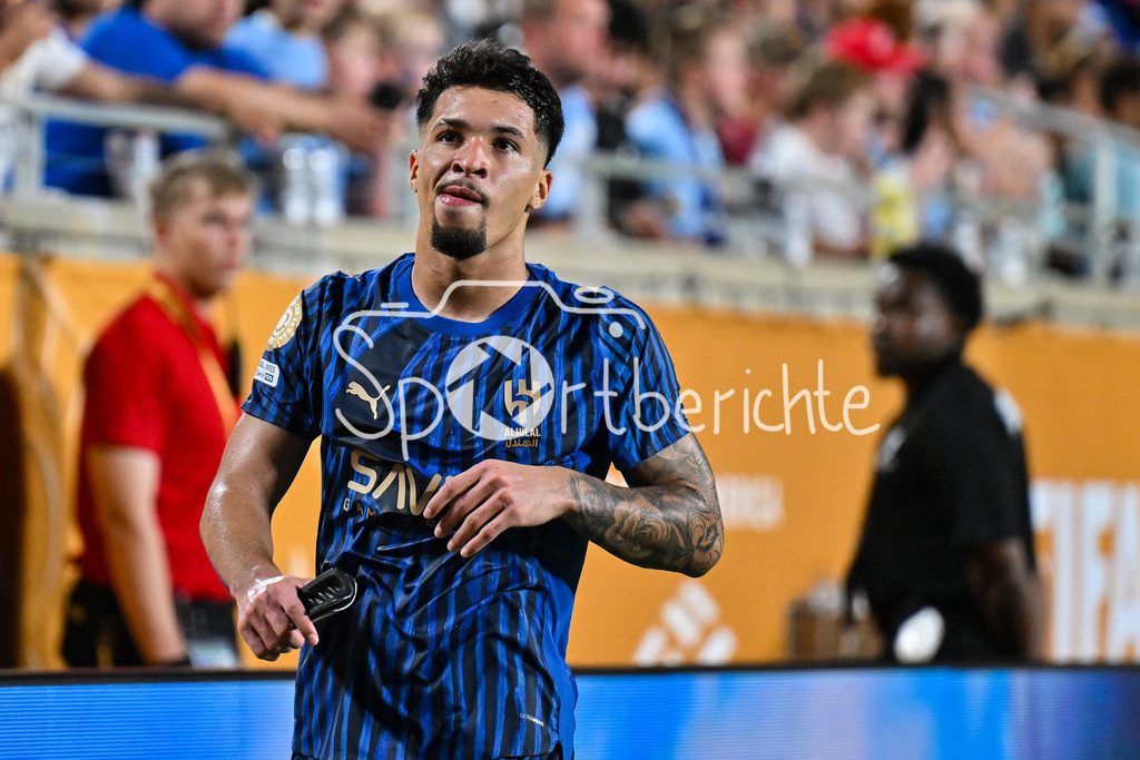 Manchester City - Al-Hilal SFC | im Bild der Matchwinner Marcos LEONARDO (Al-Hilal 11) / Einzelfoto / Freisteller / FIFA Club World Cup: Manchester City - Al-Hilal SFC, Camping World Stadium am 30.06.2025 / NOT FOR SALE IN USA