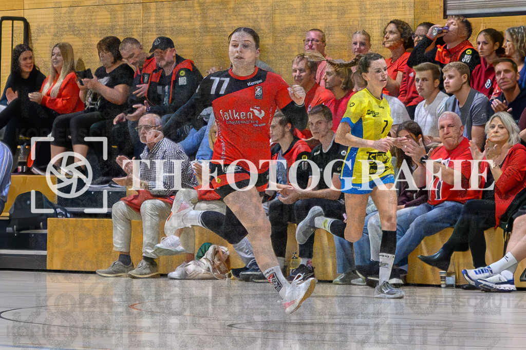 GER, SG Maulburg/Steinen - SV Allensbach 2, Handball, Suedbadenliga, 2. Spieltag, Saison 2023/2024, 14.10.2023 | Sharena Hasler (SG Maulburg/Steinen, #77)

GER, SG Maulburg/Steinen - SV Allensbach 2, Handball, Suedbadenliga, 2. Spieltag, Saison 2023/2024, 14.10.2023

Foto: TH Fotografie/Thomas Hess
