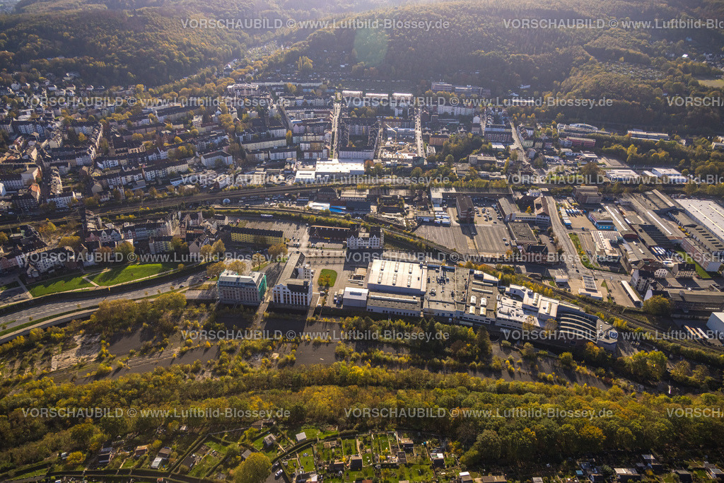 Hagen221015788 | Luftbild, Varta-Insel, Gewerbegebiet Wehringhauser Straße, Park Bohne, Wehringhausen, Hagen, Ruhrgebiet, Nordrhein-Westfalen, Deutschland