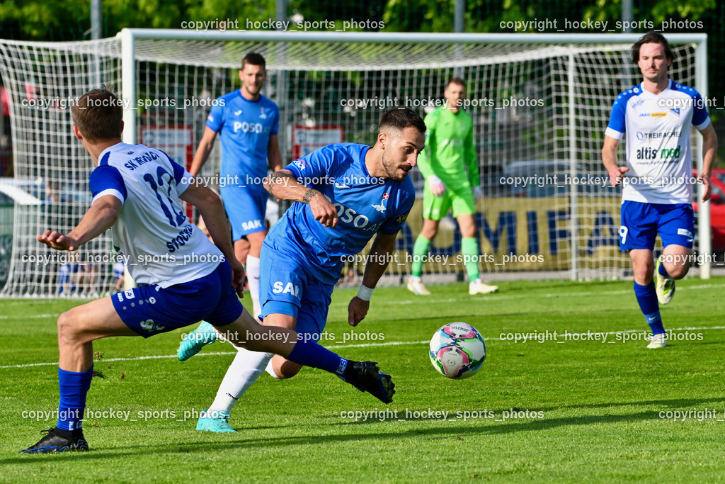 SAK vs. SK Treibach | #12 Tristan Noel Stocklauser Böck SK Treibach, #10 Yosifov Svetlozar Angelov SAK, #9 Marco Paul Pirker Böck SK Treibach, SAK vs. SK Treibach, SAK vs. SK Treibach am 29.05.2024 in Klagenfurt (Sportpark Welzenegg), Austria, (Photo by Bernd Stefan)