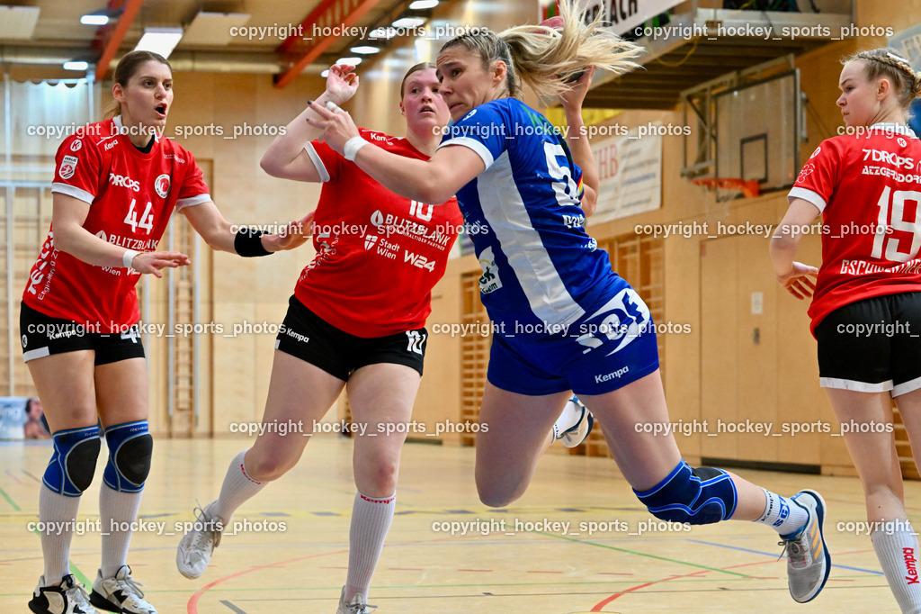 SC Ferlach Damen vs. WAT Atzgersdorf 18.5.2023 | #44 KOLUNDZIC Tina, #10 TESCHE Luca, #55 Pavkovic Andrea, #19 GSCHWENTNER Lilli