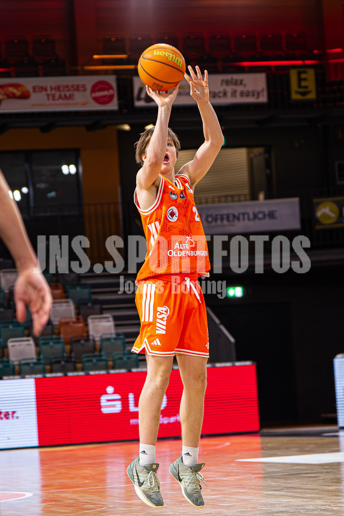 Basketball I Herren I Saison 2025-2026 I ProB Nord I 21. Spieltag I Rasta Vechta II - Iserlohn Kangaroos I 3183 | Epke Kruthaup (2, RASTA Vechta II) - Realisiert mit Pictrs.com