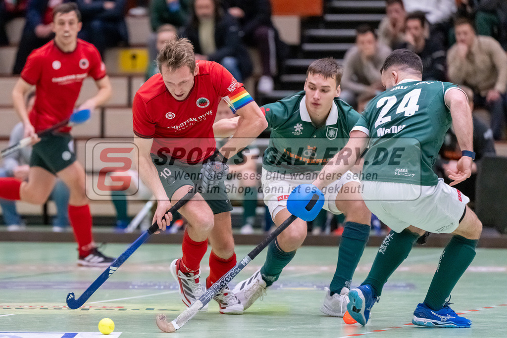 HK_20250110_101241 | 1. Bundesliga Halle Herren Crefelder HTC - Uhlenhorst Mülheim am 10.1.2025 Glockenspitz Halle Krefeld, Krefeld ,