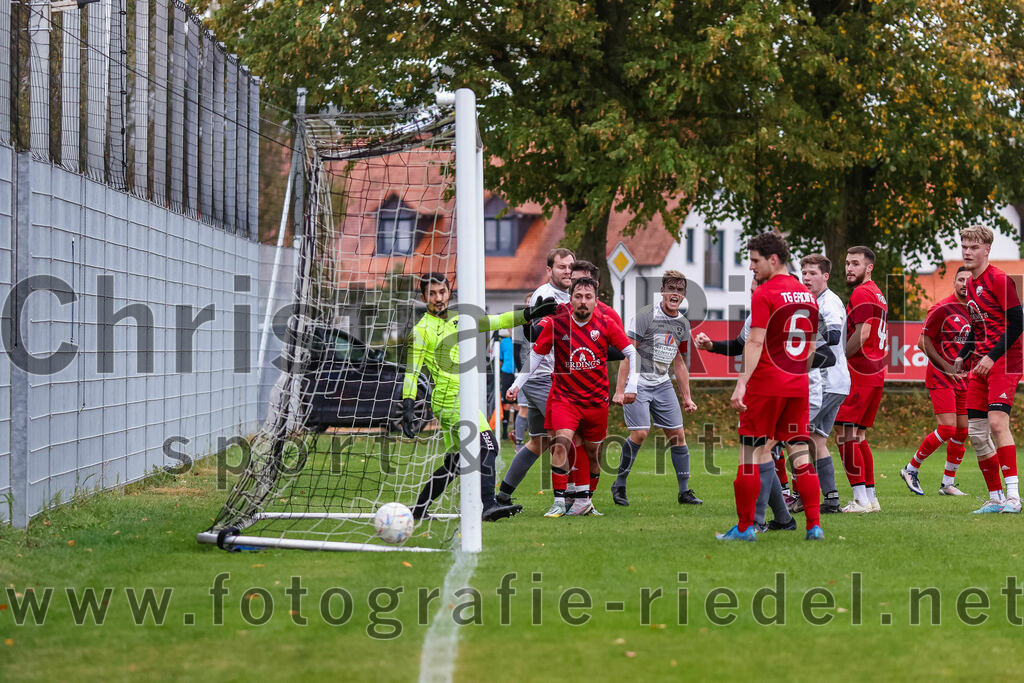 2023-10-15_007_SV_Eintracht_Berglern_gegen_FC_Tuerkguecue_Erding | Berglern, Deutschland, 15.10.2023:
Fußball, Kreisklasse 2023 / 2024, 10. Spieltag, SV Eintracht Berglern gegen FC Türkgücü Erding, Endergebnis: 1:0

Jubel nach dem 1:0 durch Michael Faltermeier (SV Eintracht Berglern, #10)
Tor zum 1:0 durch Michael Faltermeier (SV Eintracht Berglern, #10), Torwart Kerim Tuncel (FC Türk Gücü Erding, #1), Ismail Öztürk (FC Türk Gücü Erding, #11), Gjergj Preniqi (FC Türk Gücü Erding, #6)

Foto: Christian Riedel / fotografie-riedel.net