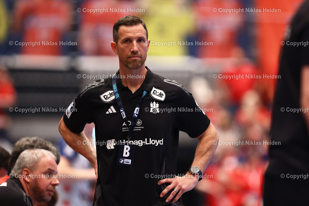 NH_HandballSportVereinHamburg_1VfLPotsdam_HandballBundesliga_03042025 | Torsten Jansen (Trainer, HSV Hamburg)Handball I Herren I Bundesliga (Daikin HBL) I Saison 2024-2025 I 25. Spieltag I HSV Hamburg - 1. VfL Potsdam I 03.04.2025 I Sporthalle Hamburg