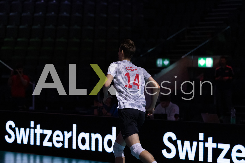 Luxembourg v Switzerland - CEV European League Men | KRIENS, SWITZERLAND - JUNE 12: FABRICE EGGER of Switzerland during the CEV European League match between Luxembourg and Switzerland at Pilatus Arena on June 12, 2026 in Kriens, Switzerland. - Realisiert mit Pictrs.com