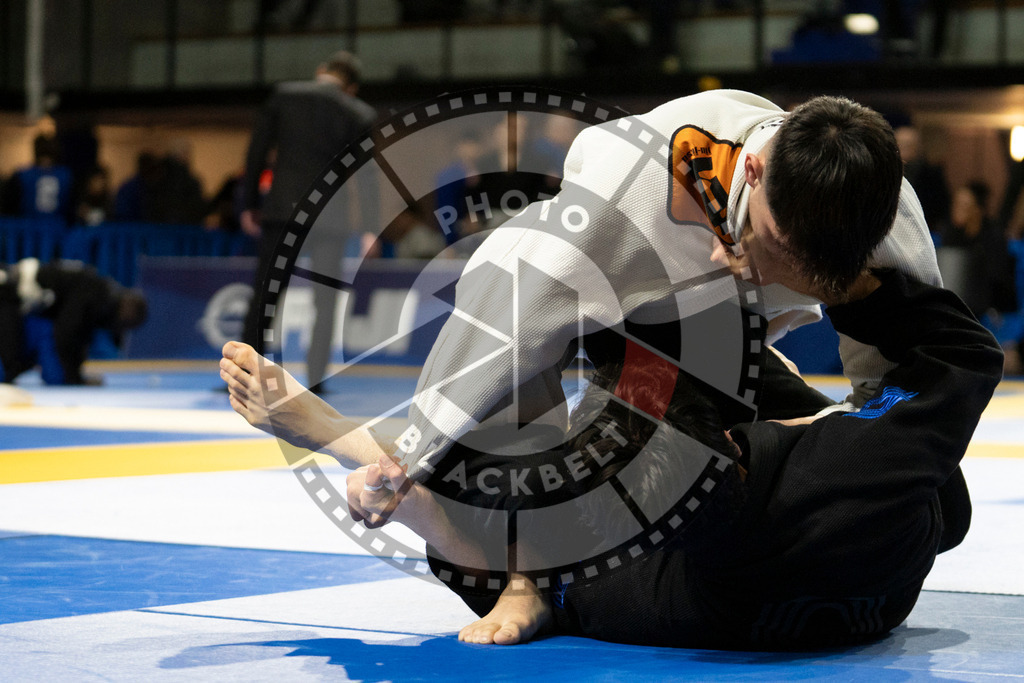 20240119PBB0123 | Fighters compete during the IBJJF European Championship in Paris, France, on January 19, 2024.