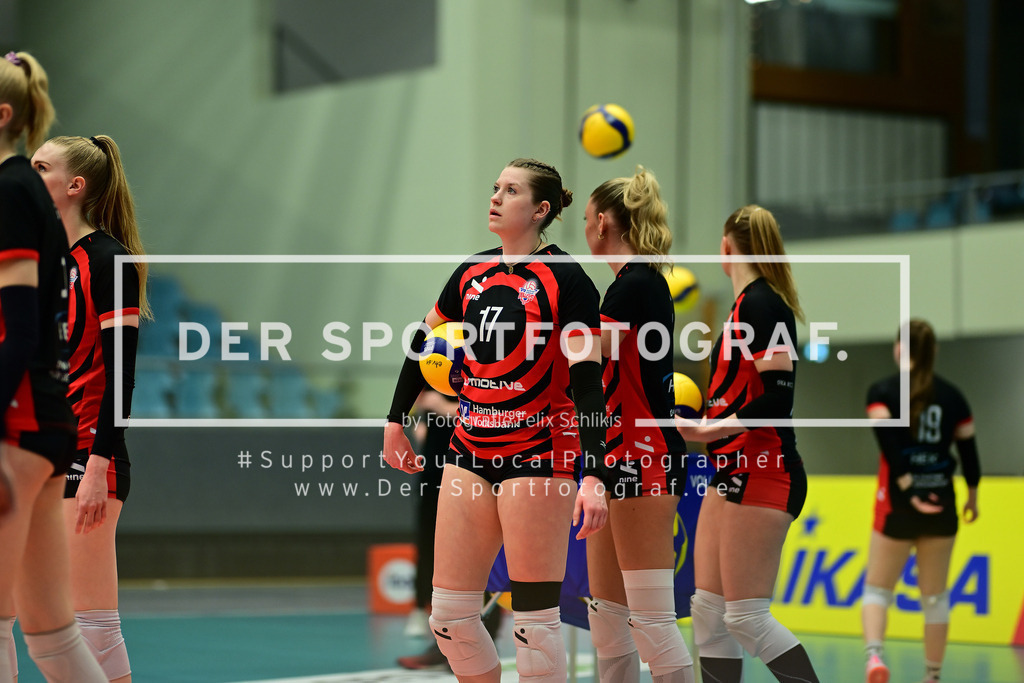Volleyball I Frauen I Saison 2025-2026 I Bundesliga I Hauptrunde I ETV Hamburger Volksbank Volleys - VfB 91 Suhl I 111744 | Der Sportfotograf. - Realized with Pictrs.com
