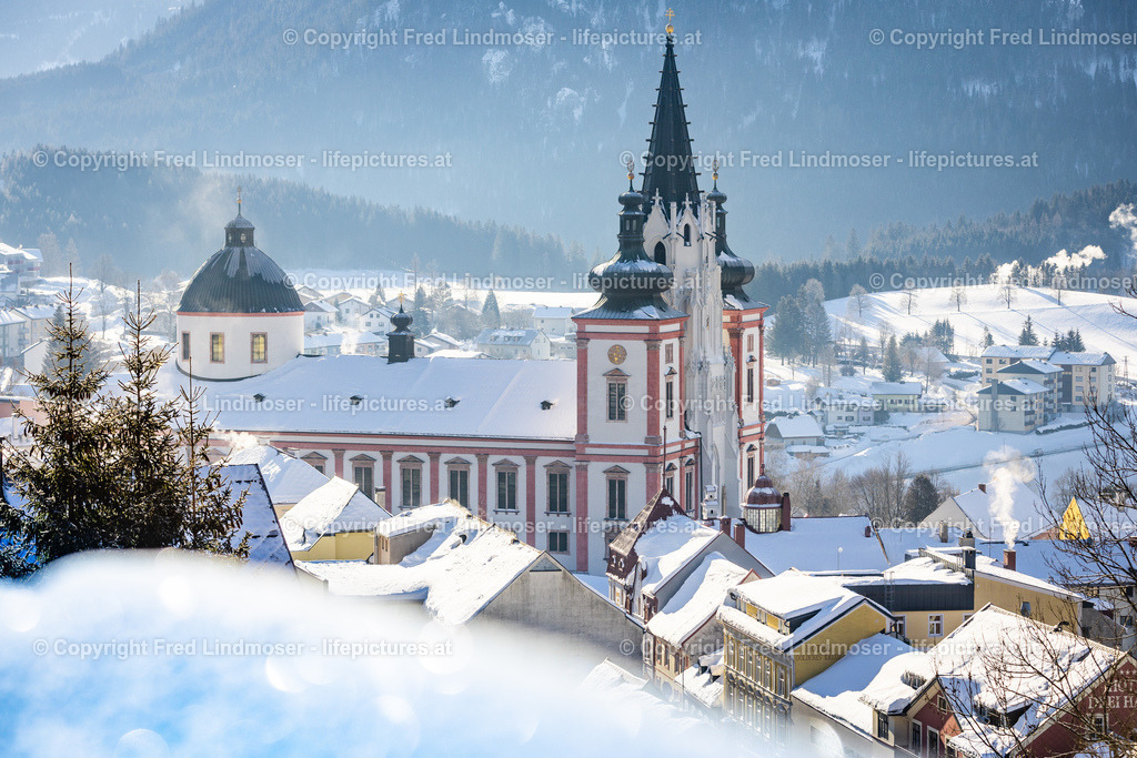 Mariazell Basilika Panorama Promenade Winter-7084 | Fotos und Fotoprodukte - Realisiert mit Pictrs.com