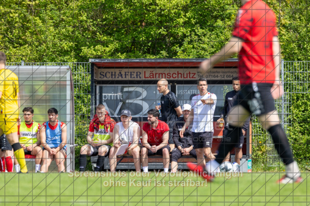 20250427_150313_0099 | #,TSV Bad Boll (rot) vs. SV Waldhausen (gelb), Fussball, Landesliga 2 - wfv, 24. Spieltag, Saison 2024/2025, Rasenplatz, Erlengarten 37, 73087 Bad Boll, 27.04.2025 - 15:00 Uhr,Foto: PhotoPeet-Sportfotografie/Peter Harich