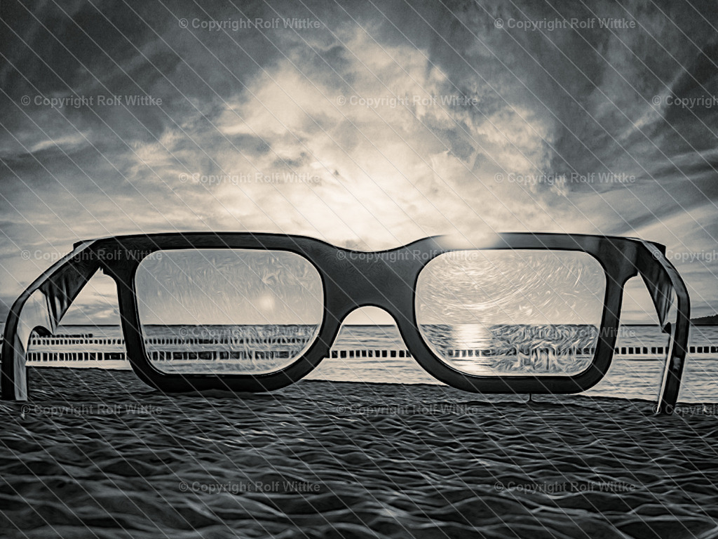 sonnenbrille Strand | Rolf Wittke  - Realisiert mit Pictrs.com
