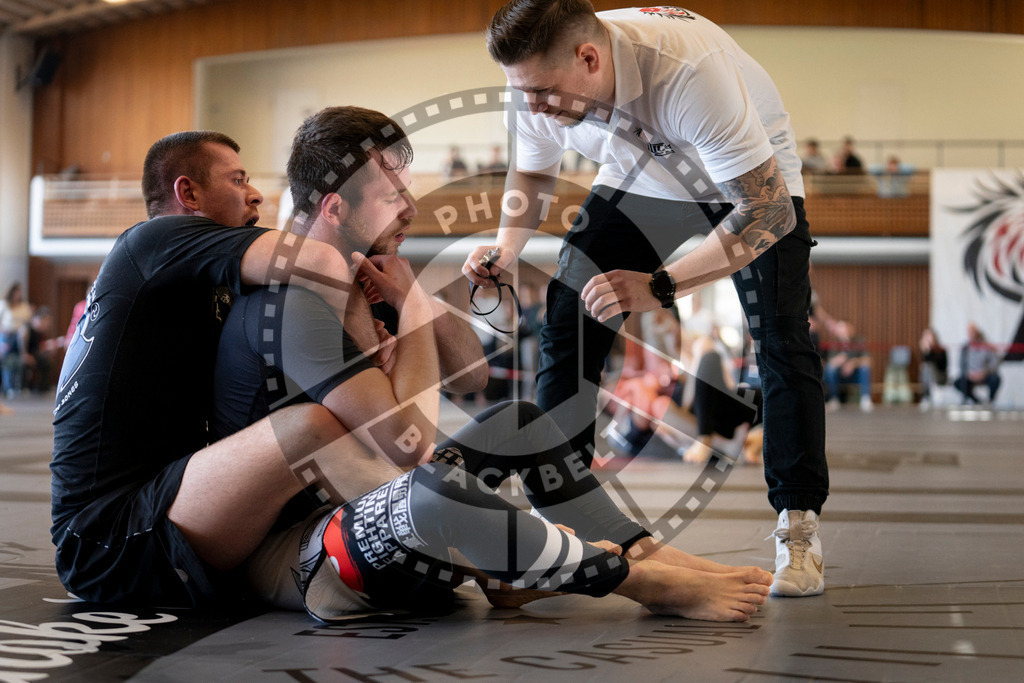 20240309PBB5831 | Fighters compete during the International Luta Livre (ILLCS) Spring Championship in Hannover, Germany, on March 9, 2024.