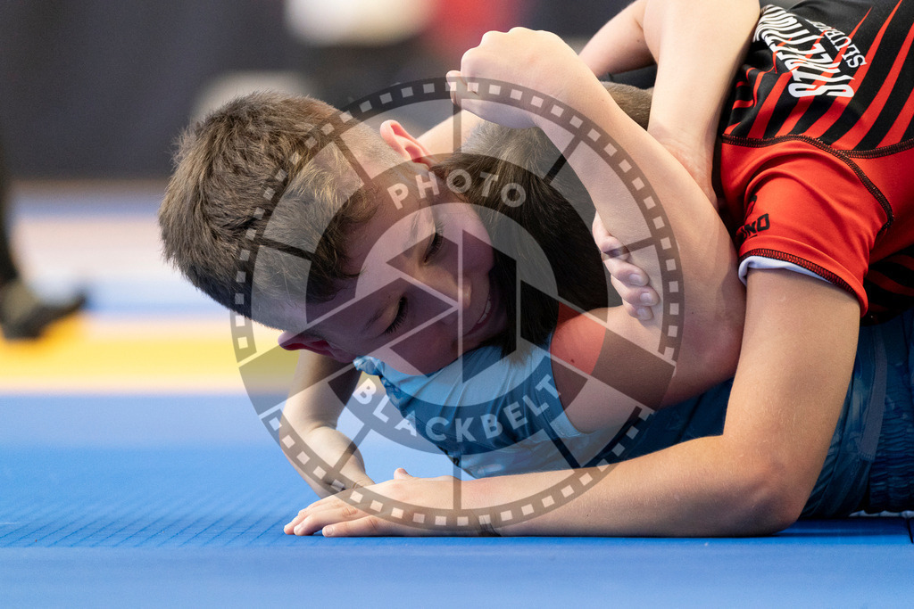 20240316PBB0524 | Athletes compete during the ADCC Eastern European Open grappling Competition in Poznan, Poland, on March 16, 2024.