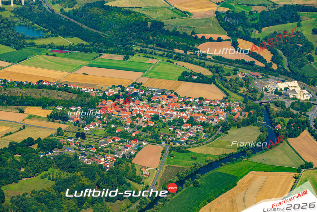 Luftaufnahme Neumorschen Morschen - Die Luftaufnahme wurde 2025 vom UL-Flugzeug heraus erstellt ( ohne Drohne ) - Hochauflösende Luftaufnahme - für professionelle Ausdrucke geeignet. Die Geschenkidee !Mit Lizenz und Bildrechte bestellbar