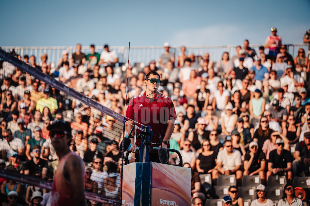 Beachvolleyball | Männer | Deutsche Meisterschaften 2025 Timmendorfer Strand | 04.09.2025 | Schiedsrichter Stephan Müller