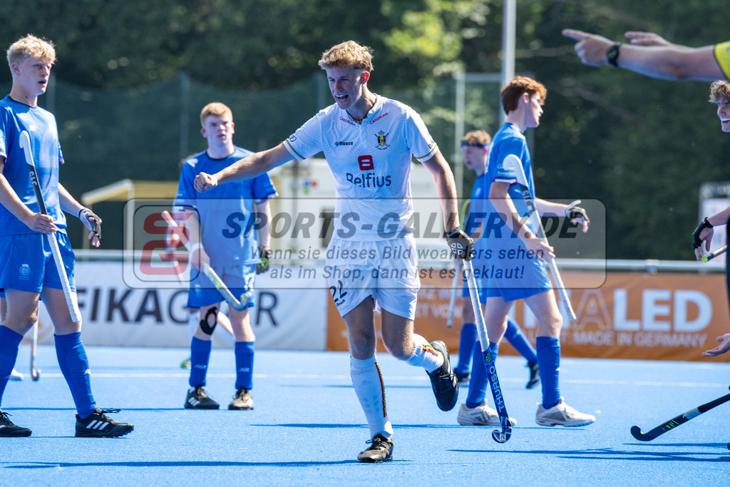 SFE_20230708_0065 | EuroHockey EM U18 Boys Belgium vs Scotland am 08.07.2023 in Krefeld (Gerd-Wellen-Hockeyanlage), Photo: Stephan Fehrmann 2023 (Sports-Gallery)