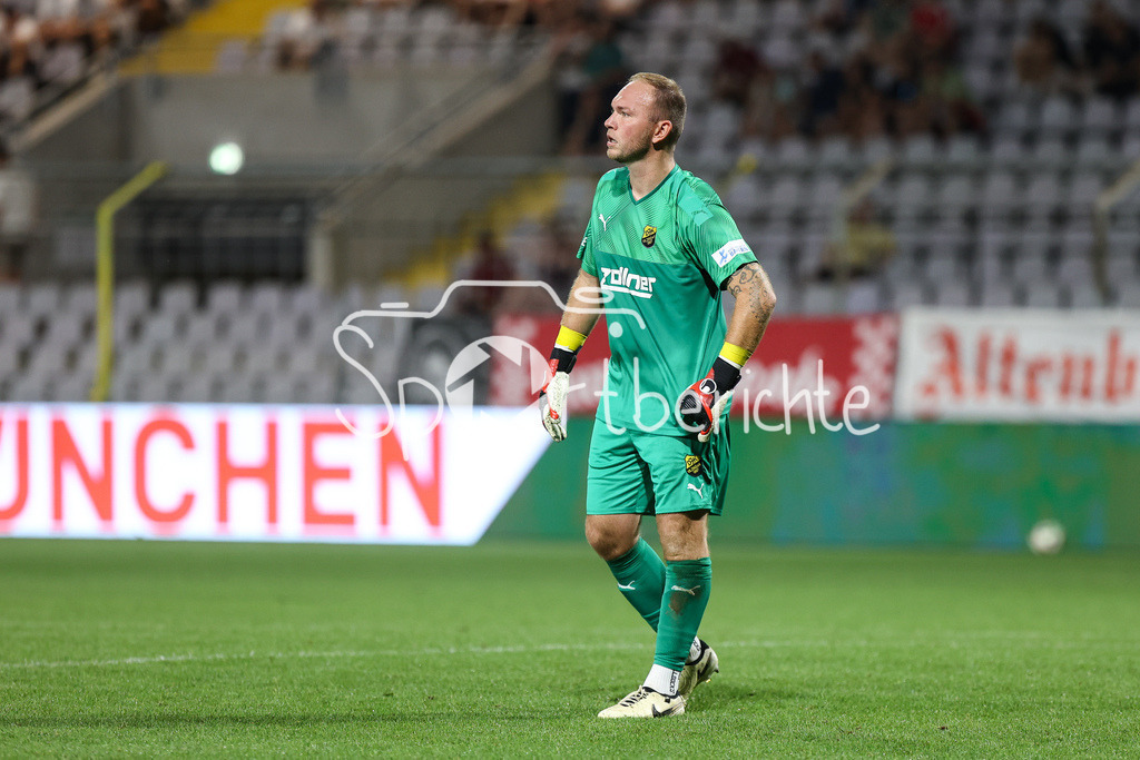 FC Bayern Amateure - DjK Vilzing | im Bild Maximilian PUTZ (DJK Vilzing #1) / Einzelfoto / Freisteller / Regionalliga Bayern: FC Bayern München II - DjK Vilzing, Grünwalder Stadion am 30.08.2024