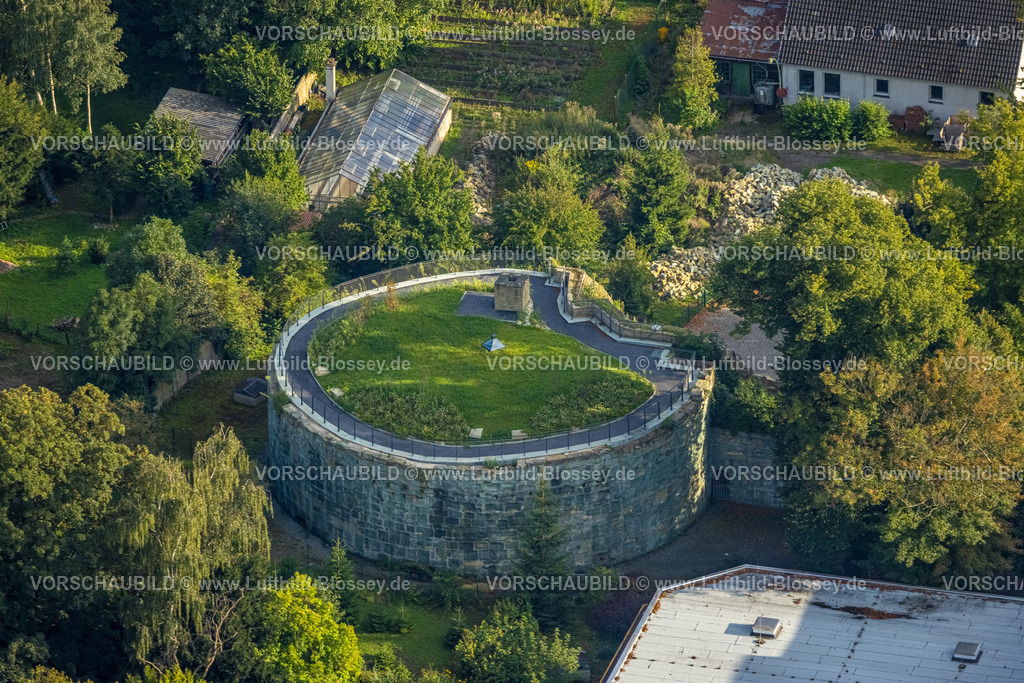 Werl230806972 | Luftbild, Baustelle Schloss Werl, Schlossruine des ehemaligen kurfürstlichen Stadtschlosses, Werl, Nordrhein-Westfalen, Deutschland