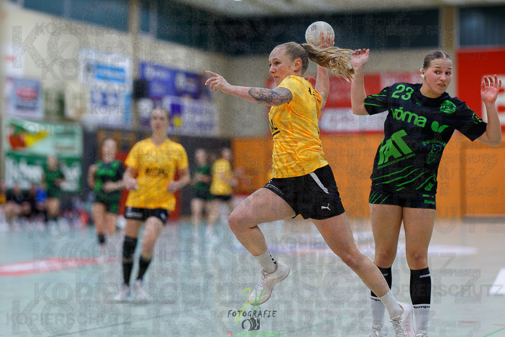 Frauen Oberliga Mitte (HHV); HSG Kleenheim/Langgöns II - HSG Eibelshausen/Ewersbach | Frauen Oberliga Mitte (HHV); HSG Kleenheim/Langgöns II - HSG Eibelshausen/Ewersbach am 01.11.2025 in Oberkleen (Weidig-Halle)Photo © 2025 - Jörg Heinrich - Realisiert mit Pictrs.com