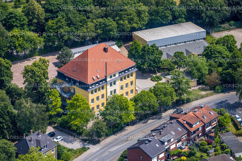 Herne250602162 | Luftbild, Grundschule Vellwigstraße, Börnig, Herne, Ruhrgebiet, Nordrhein-Westfalen, Deutschland