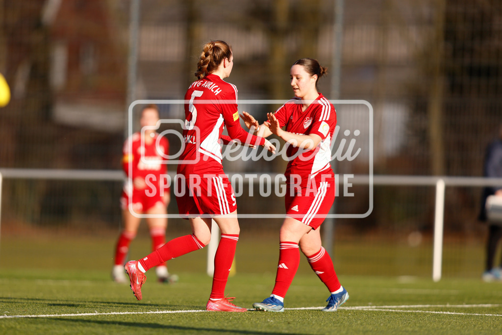 Fußball I Frauen I Saison 2025-2026 I AOK NFV Pokal I SV Meppen 1912 e.v. U20 2 - SpVg Aurich I 01.03.2026-54 | Magdalena Hankl (5, SpVg Aurich) Sina Brühl (6, SpVg Aurich) - Realisiert mit Pictrs.com