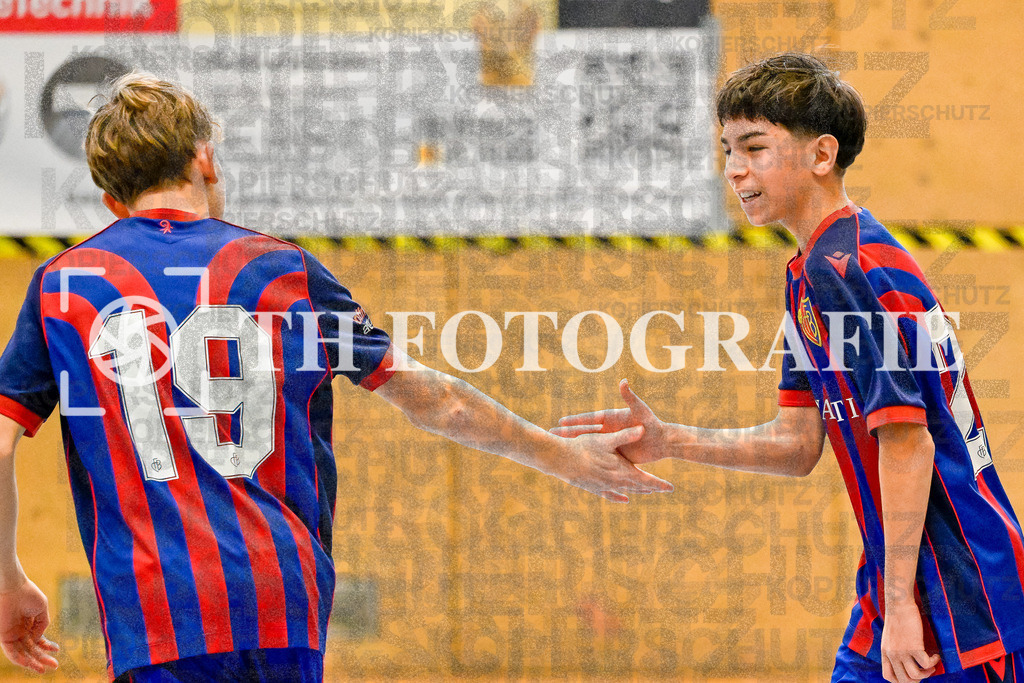 GER, Manchester City - FC Basel, Fussball, U14 Hallenturnier, PS-Immo-Cup 2026, 18.01.2026 | City, FC Basel