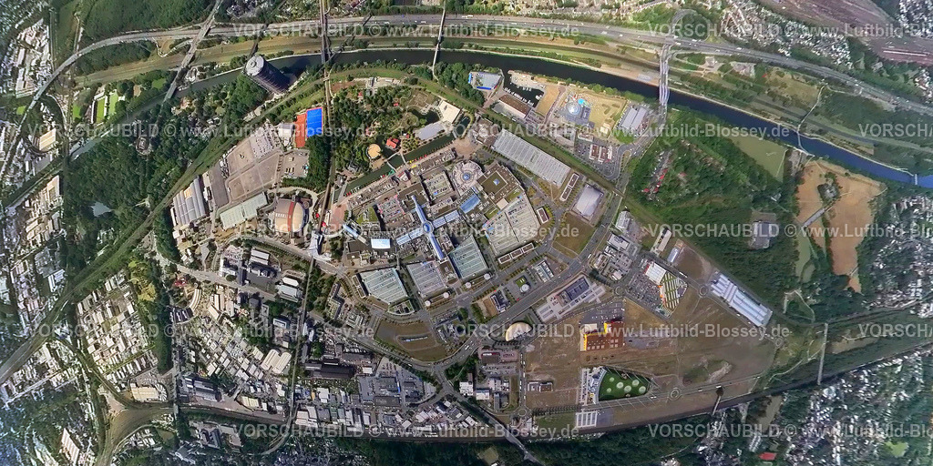 Oberhausen20220803_8Centro | Luftbild, Westfield Centro Oberhausen, Einkaufszentrum Neue Mitte, Fisheye Aufnahme, Fischaugen Aufnahme, Super Weitwinkel Aufnahme, 360 Grad Aufnahme, Borbeck, Oberhausen, Ruhrgebiet, Nordrhein-Westfalen, Deutschland