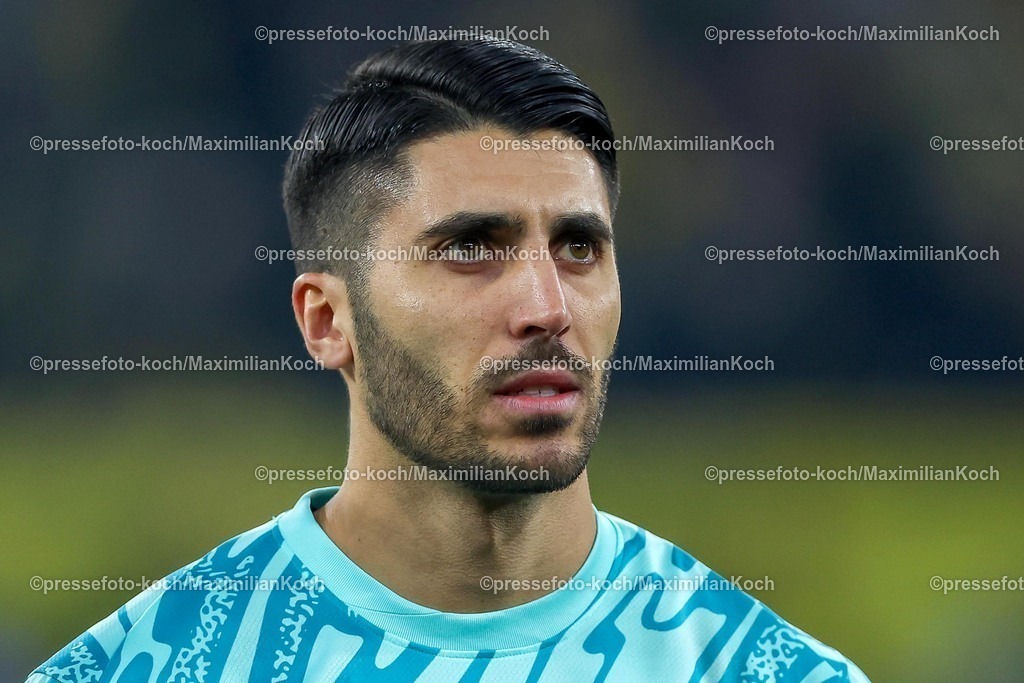 UCL1902250102131 | 19.02.2025, Fußball, UEFA Champions League, Borussia Dortmund - Sporting Lissabon, Signal Iduna Park, Knockout phase play-offs, Saison 2024 2025: Torwart Rui Silva (Sporting #24)