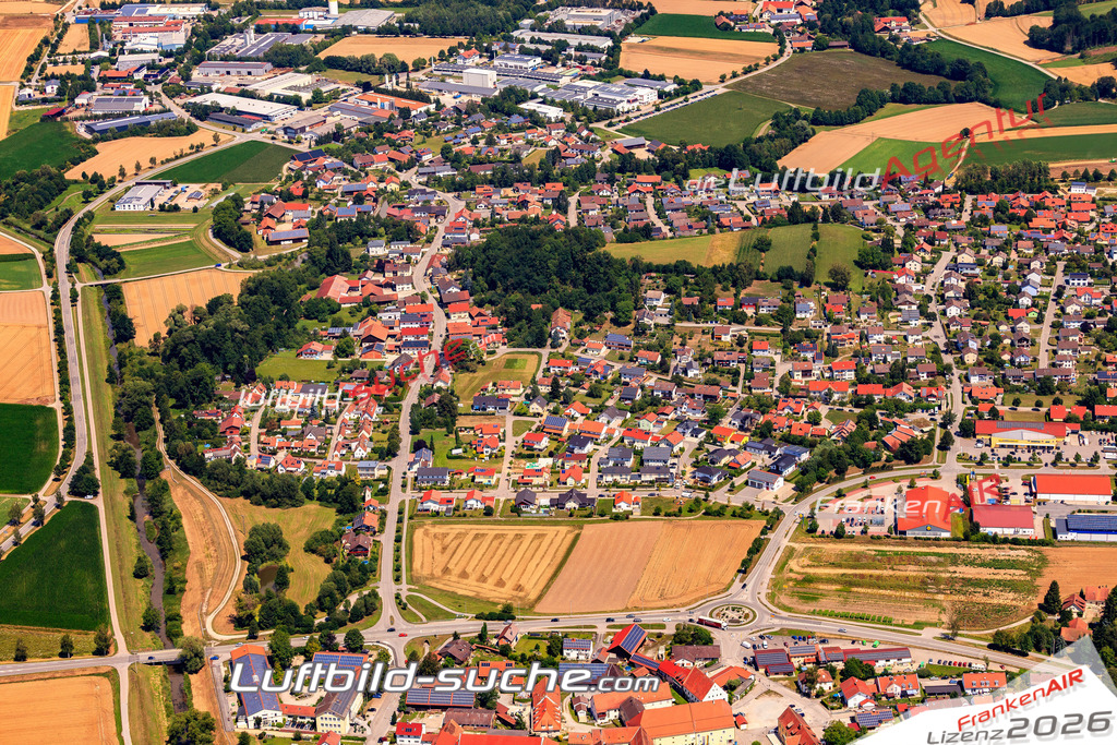 Die Luftaufnahme Furth -  wurde 2017 mittels Flugzeug (keine Drohne) erstellt. Perfekte Schärfe und Druck- Auflösung- Garantiert!